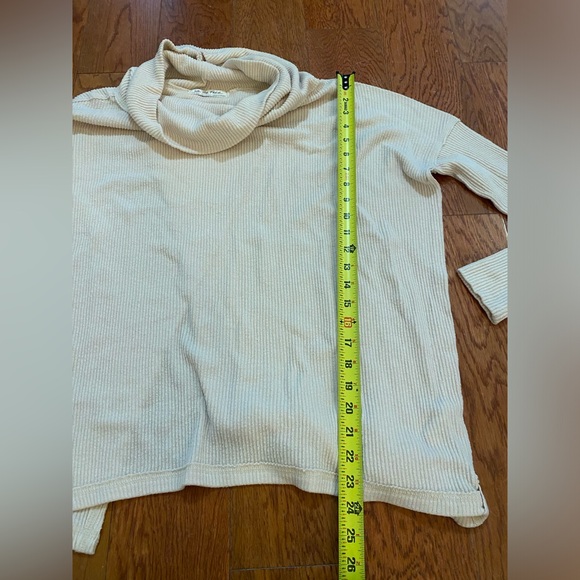 Free People We the Free Cowl Neck Ribbed Long Sleeve Sweater - Picture 3 of 7